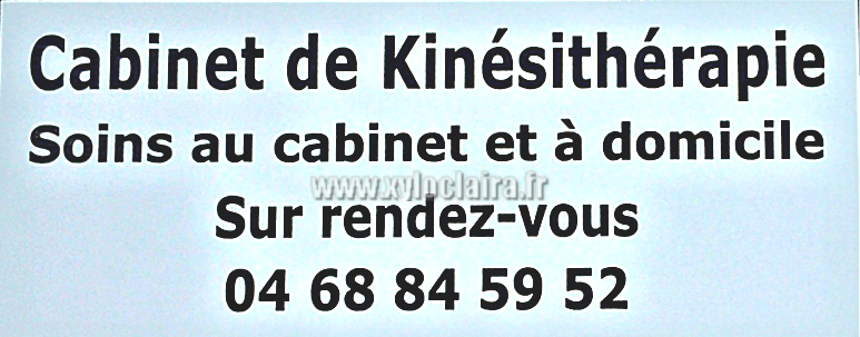 Réf : 21919 Gravoply2 - 230x200mm - 4 lignes - Cabinet-kinésithérapie