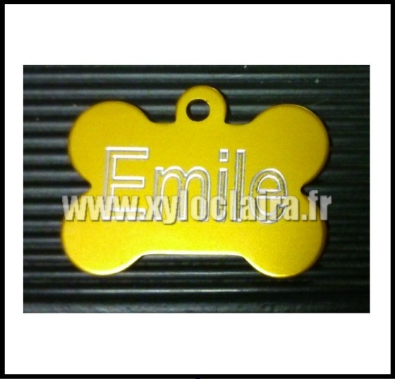 Médailles d'Animaux os alu Emile