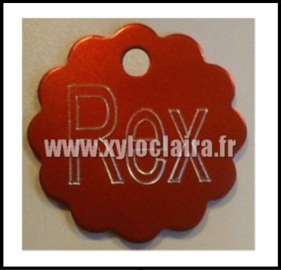 Médailles d'Animaux nuage alu anodisé rex