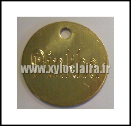 Médailles d'Animaux laiton dinkha