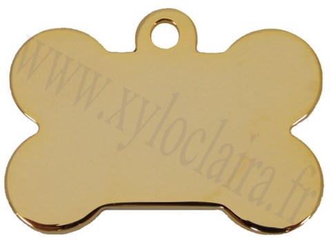 Os doré médaille d'animaux qualité bijouterie