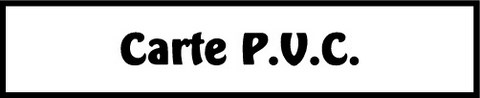 Carte P.V.C. nos produits xyloclaira