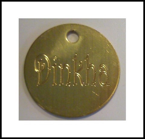 Médailles d'Animaux laiton dinkha