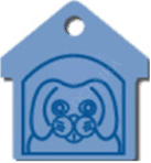 Niche alu anodisé bleu clair