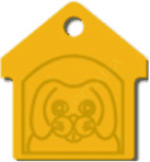 Niche alu anodisé jaune