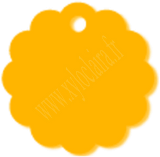 Nuage alu anodisé jaune